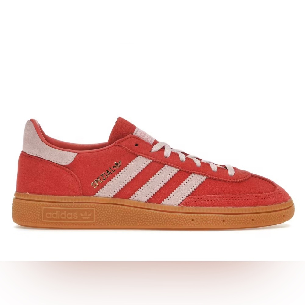 Adidas Spezial
Bright Red Clear Pink (Women's). NEW -without tags.